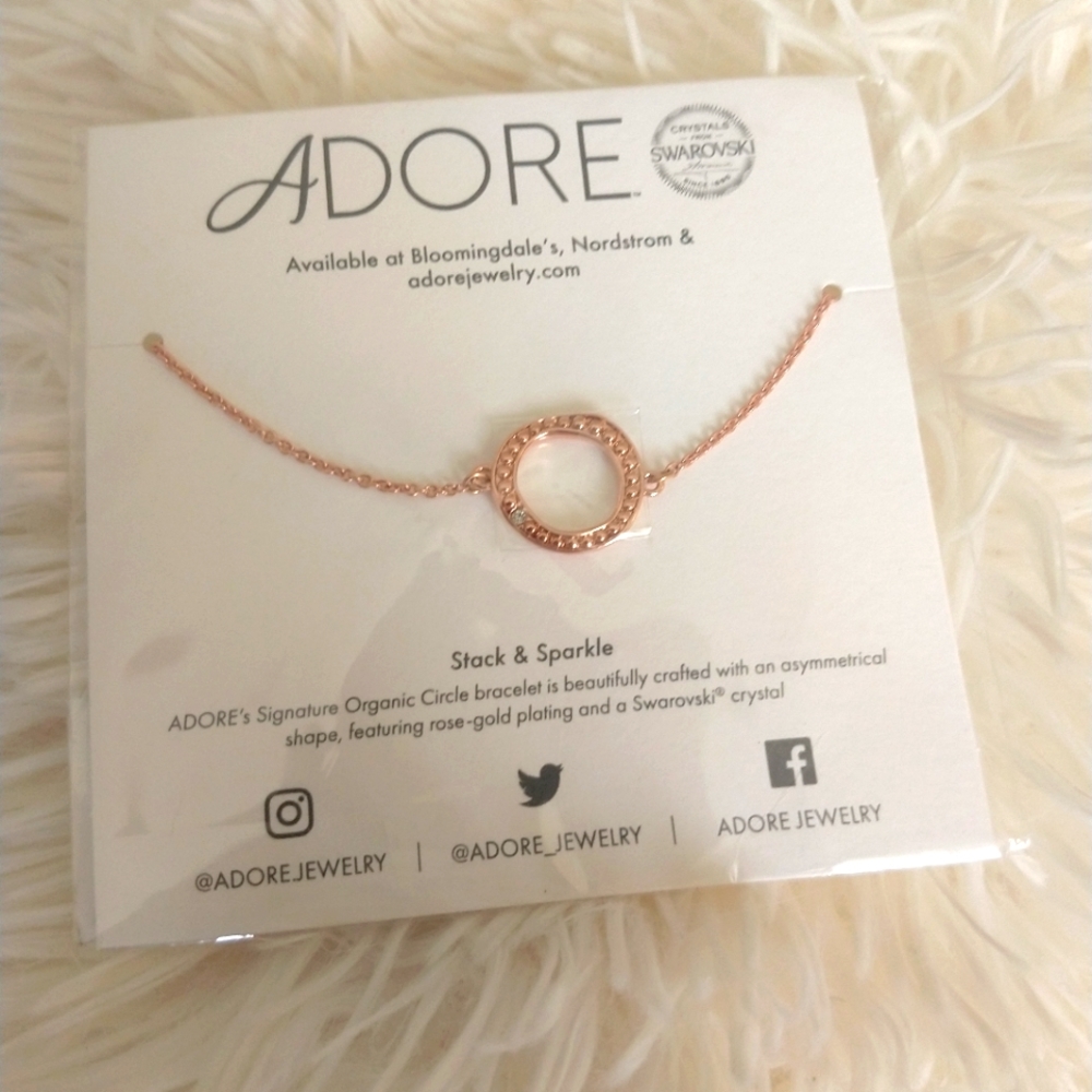 Adore by Swarovski Signature Organic Circle bracelet
